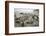 Wounded men waiting to be taken away to a clearing station, France, World War I, 1916-Unknown-Framed Photographic Print