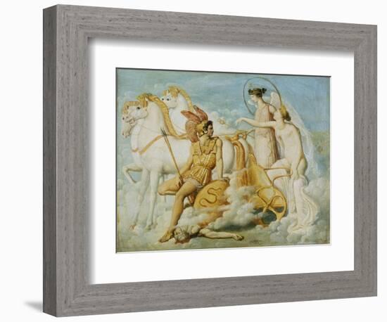 Wounded Venus-Jean-Auguste-Dominique Ingres-Framed Giclee Print