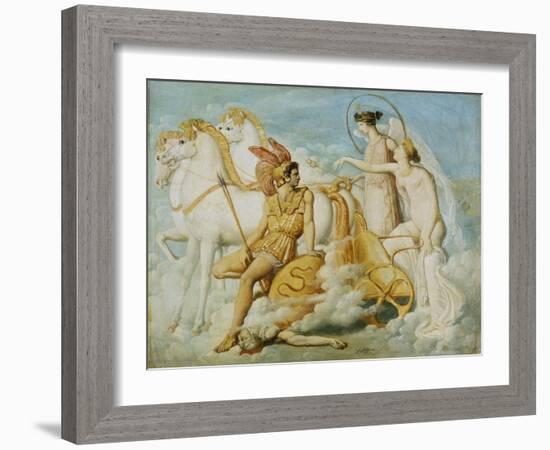 Wounded Venus-Jean-Auguste-Dominique Ingres-Framed Giclee Print