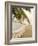 Woven Hammock under Palm Tree-Merrill Images-Framed Photographic Print