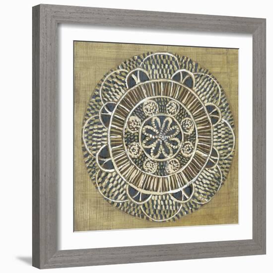 Woven Round II-Chariklia Zarris-Framed Art Print