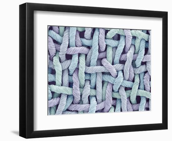 Woven Synthetic Fabric-Micro Discovery-Framed Photographic Print