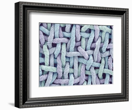 Woven Synthetic Fabric-Micro Discovery-Framed Photographic Print