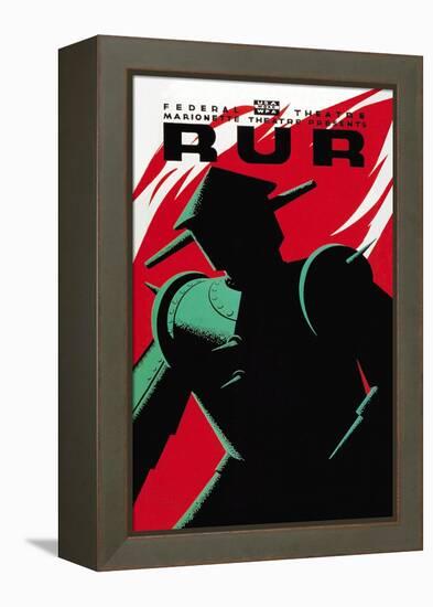 WPA Marionette Theater presents RUR (Rossum's Universal Robots)-null-Framed Stretched Canvas