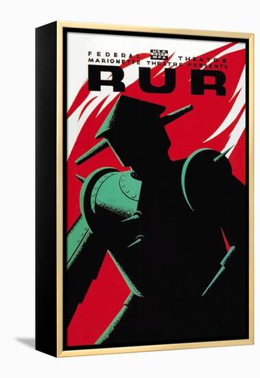 WPA Marionette Theater presents RUR (Rossum's Universal Robots)-null-Framed Stretched Canvas