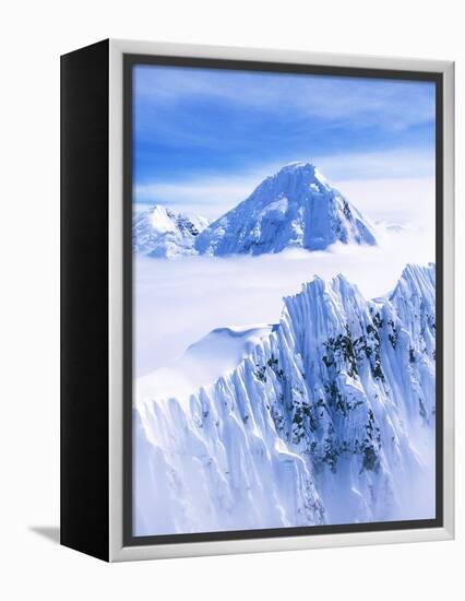 Wrangell Mountains and Clouds-Joseph Sohm-Framed Premier Image Canvas