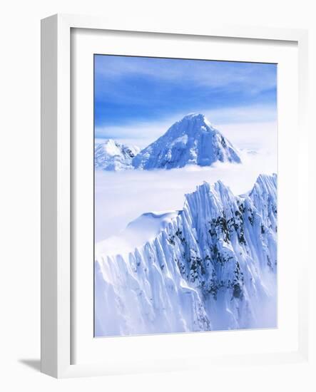 Wrangell Mountains and Clouds-Joseph Sohm-Framed Photographic Print