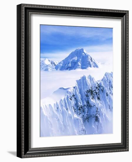 Wrangell Mountains and Clouds-Joseph Sohm-Framed Photographic Print