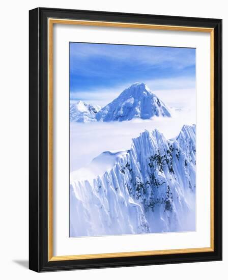 Wrangell Mountains and Clouds-Joseph Sohm-Framed Photographic Print