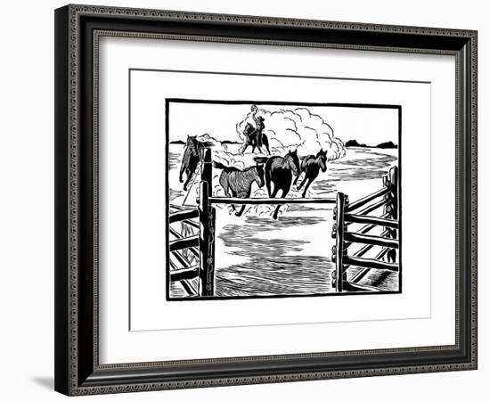 Wrangler-Frank Redlinger-Framed Art Print