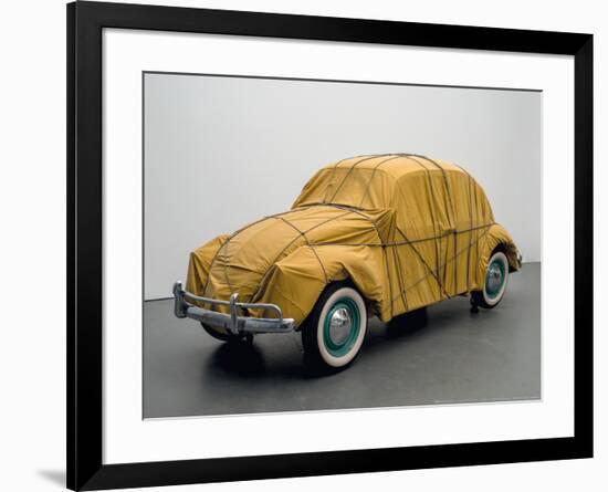Wrapped Beetle, 1963/2014-Christo-Framed Art Print