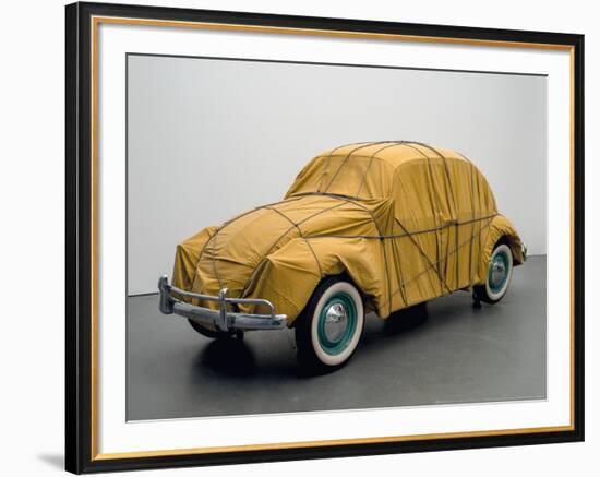 Wrapped Beetle, 1963/2014-Christo-Framed Art Print