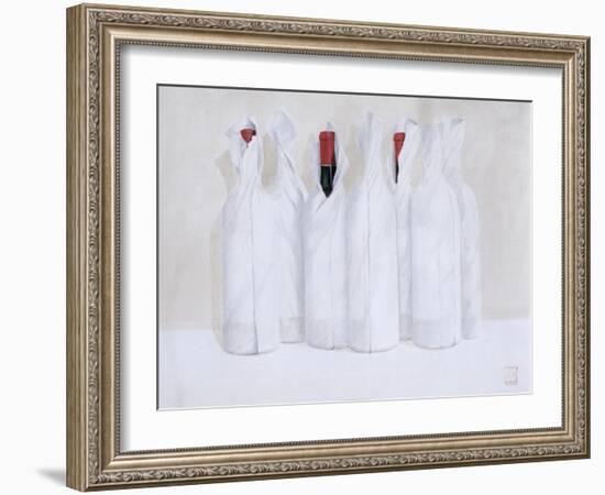 Wrapped Bottles 3, 2003-Lincoln Seligman-Framed Giclee Print