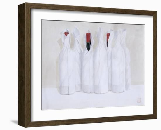 Wrapped Bottles 3, 2003-Lincoln Seligman-Framed Giclee Print