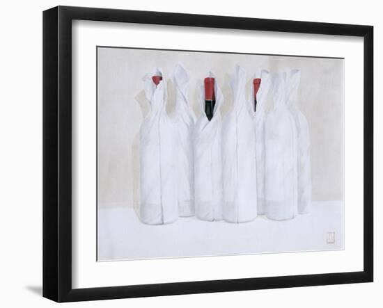 Wrapped Bottles 3, 2003-Lincoln Seligman-Framed Giclee Print