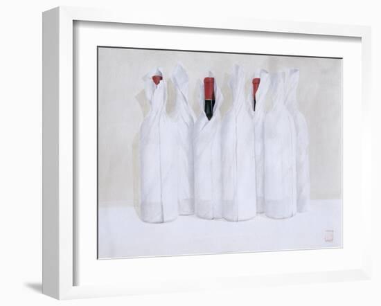 Wrapped Bottles 3, 2003-Lincoln Seligman-Framed Giclee Print