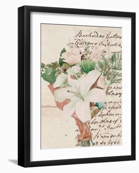 Wrapped Bouquet III-Melissa Wang-Framed Art Print