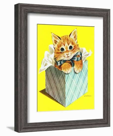 Wrapped in a Bow - Jack & Jill-Wilmer H. Wickham-Framed Giclee Print