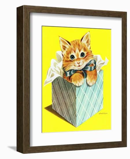 Wrapped in a Bow - Jack & Jill-Wilmer H. Wickham-Framed Giclee Print