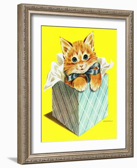 Wrapped in a Bow - Jack & Jill-Wilmer H. Wickham-Framed Giclee Print