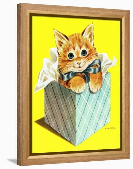 Wrapped in a Bow - Jack & Jill-Wilmer H. Wickham-Framed Premier Image Canvas