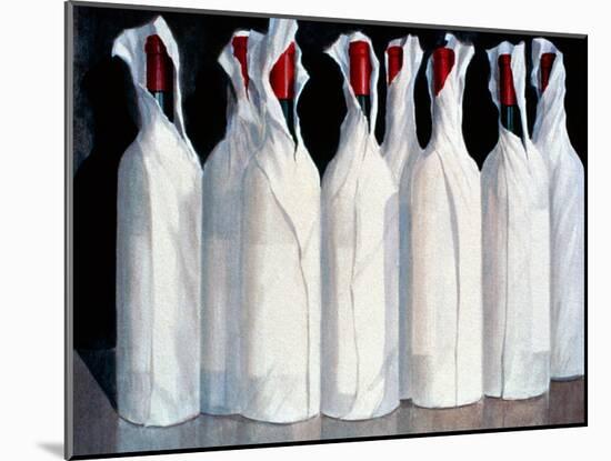 Wrapped Wine Bottles, Number 1, 1995-Lincoln Seligman-Mounted Giclee Print