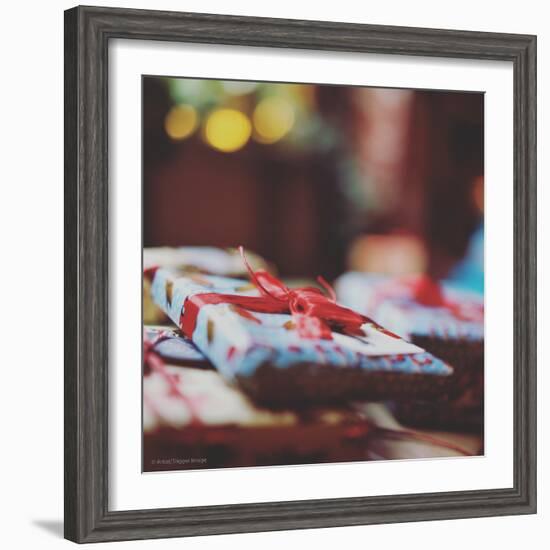 Wrapped Xmas Presents-Tim Kahane-Framed Photographic Print