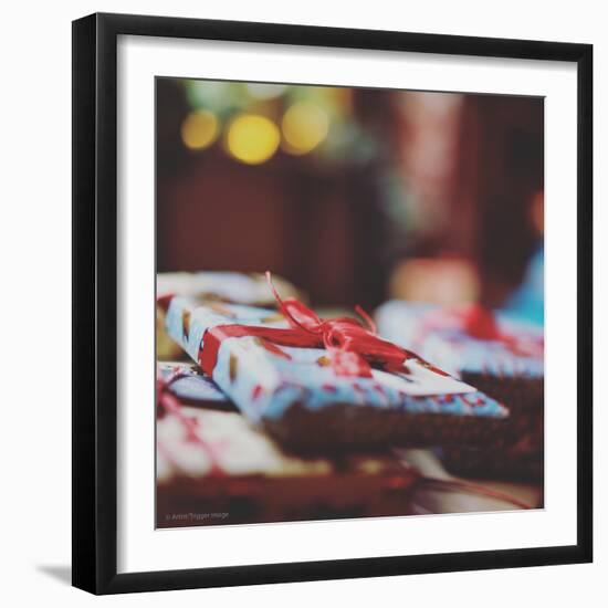 Wrapped Xmas Presents-Tim Kahane-Framed Photographic Print