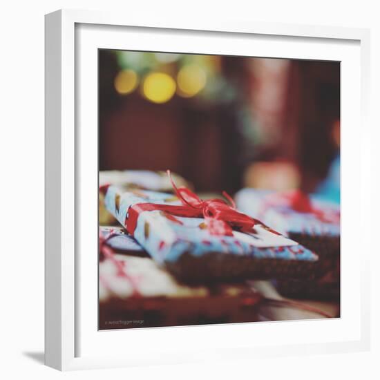 Wrapped Xmas Presents-Tim Kahane-Framed Photographic Print