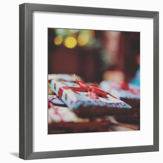 Wrapped Xmas Presents-Tim Kahane-Framed Photographic Print