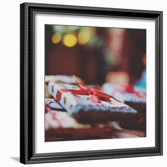 Wrapped Xmas Presents-Tim Kahane-Framed Photographic Print