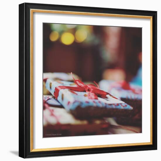 Wrapped Xmas Presents-Tim Kahane-Framed Photographic Print