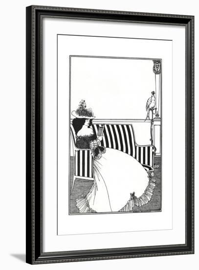 Wrapper of Catalogue of Rare Books-Aubrey Beardsley-Framed Giclee Print