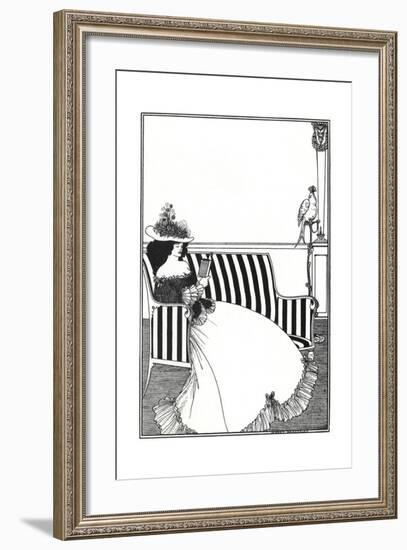 Wrapper of Catalogue of Rare Books-Aubrey Beardsley-Framed Giclee Print