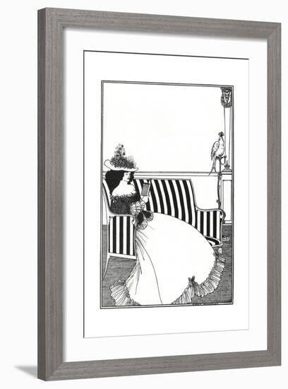 Wrapper of Catalogue of Rare Books-Aubrey Beardsley-Framed Giclee Print