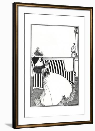 Wrapper of Catalogue of Rare Books-Aubrey Beardsley-Framed Giclee Print