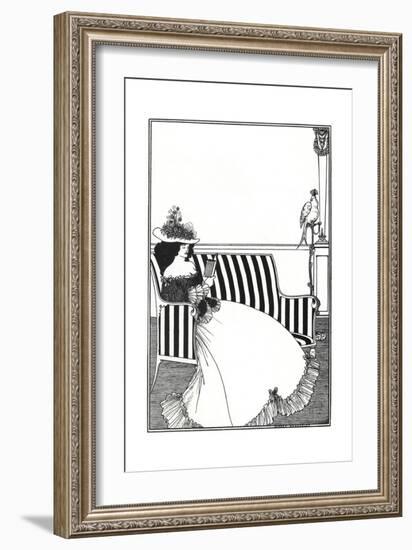 Wrapper of Catalogue of Rare Books-Aubrey Beardsley-Framed Giclee Print