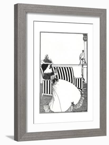 Wrapper of Catalogue of Rare Books-Aubrey Beardsley-Framed Giclee Print