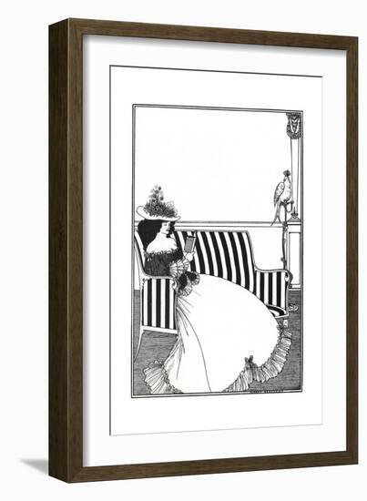 Wrapper of Catalogue of Rare Books-Aubrey Beardsley-Framed Giclee Print