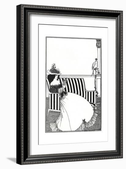 Wrapper of Catalogue of Rare Books-Aubrey Beardsley-Framed Giclee Print