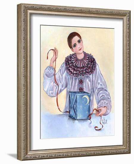 Wrapping Present-Judy Mastrangelo-Framed Giclee Print