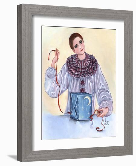 Wrapping Present-Judy Mastrangelo-Framed Giclee Print