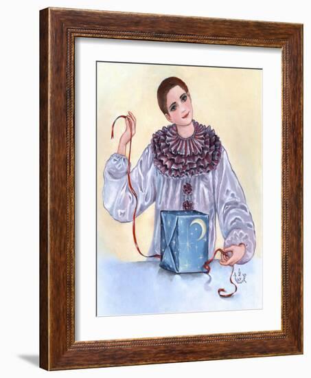 Wrapping Present-Judy Mastrangelo-Framed Giclee Print