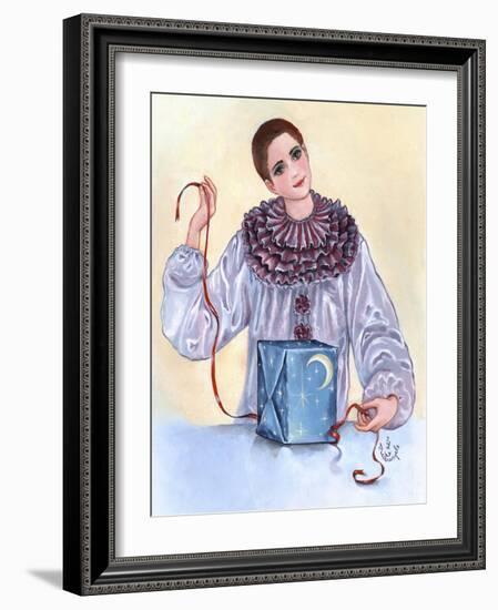 Wrapping Present-Judy Mastrangelo-Framed Giclee Print