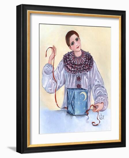 Wrapping Present-Judy Mastrangelo-Framed Giclee Print