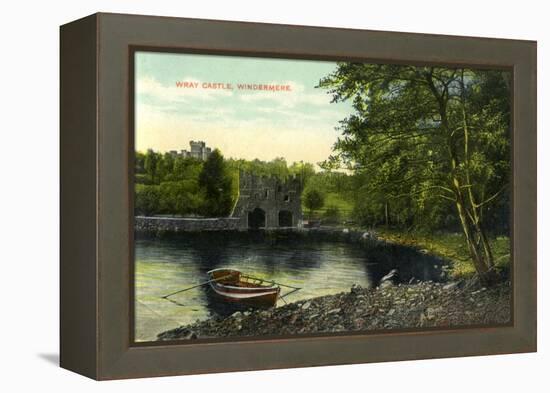 Wray Castle, Claife, Lancashire, Early 20th Century-null-Framed Premier Image Canvas