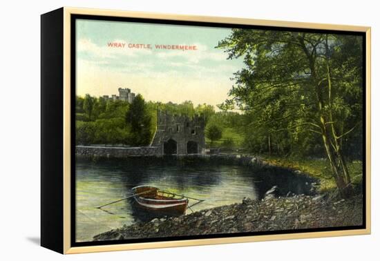 Wray Castle, Claife, Lancashire, Early 20th Century-null-Framed Premier Image Canvas