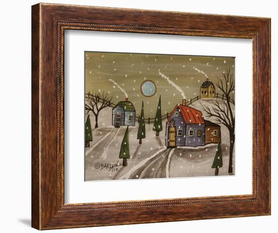 Wreath House-Karla Gerard-Framed Giclee Print