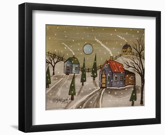 Wreath House-Karla Gerard-Framed Giclee Print