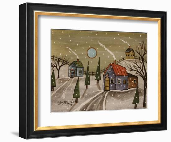 Wreath House-Karla Gerard-Framed Giclee Print